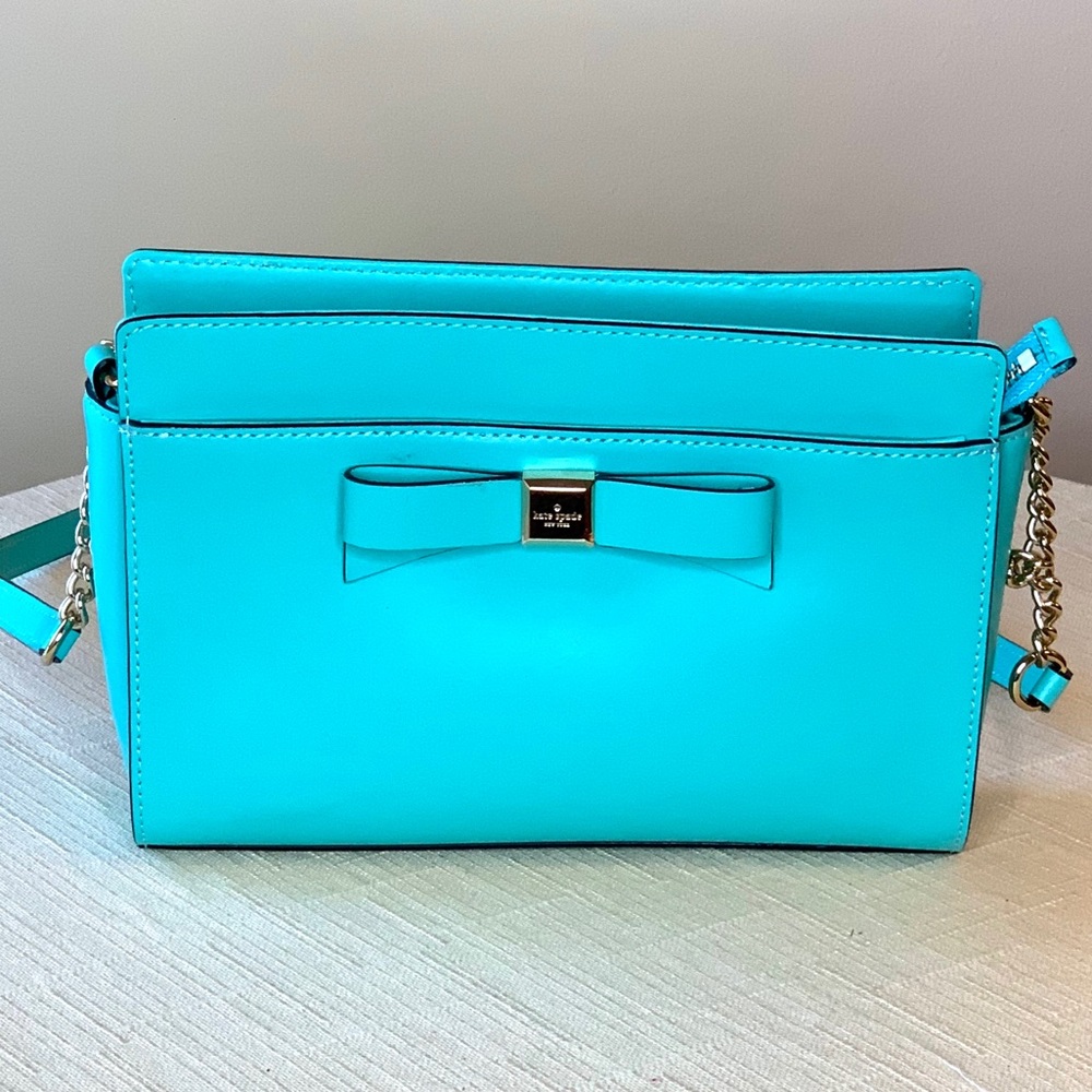 Kate Spade Angelica Tiffany Blue cross body bag